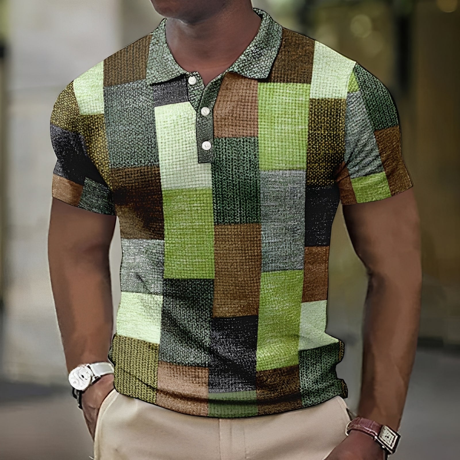 Jimmy - Chemise chic à motifs de carreaux