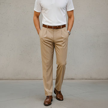 Brandon - Pantalons Droits Sophistiqués