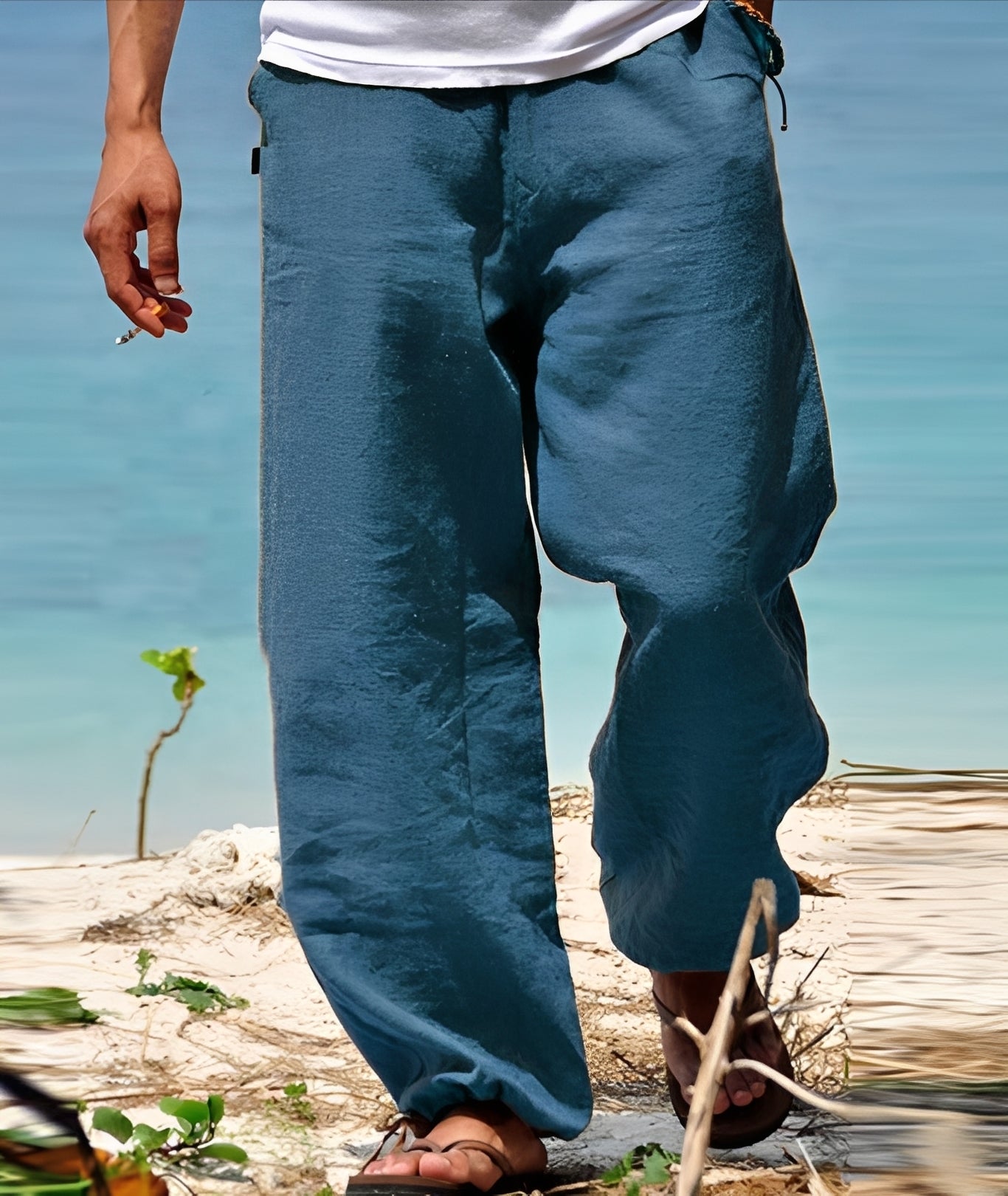 Theo - Pantalon Homme - pour Promenades Ensoleillées à l'Extérieur
