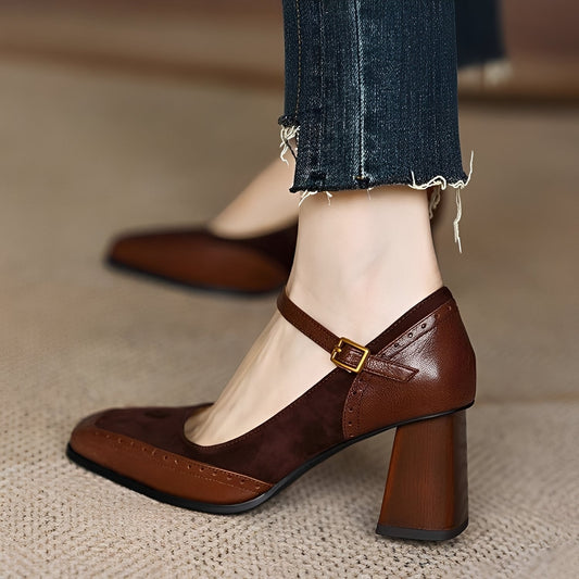 Isha - Chaussures élégantes à talons larges