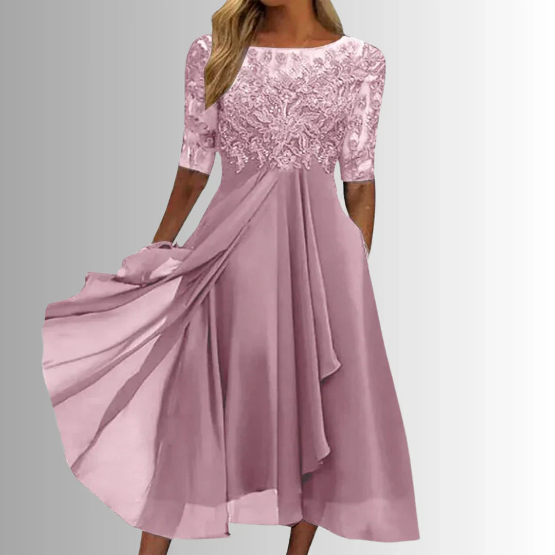Rhonda- Robe en dentelle élégante pour femmes