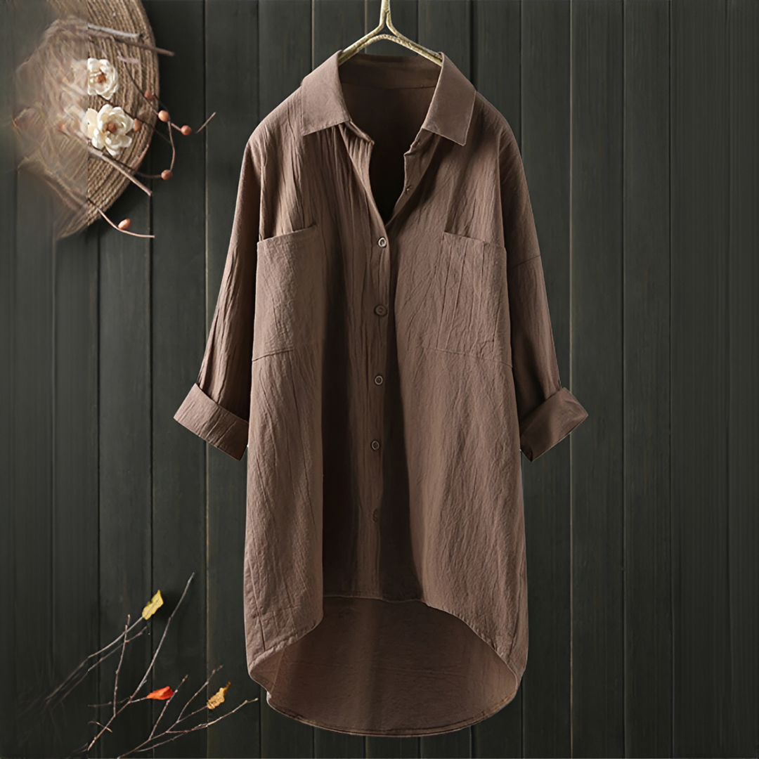 Ziva - Chemise Lâche Décontractée