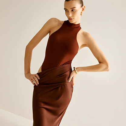 Shyanne - Robe Maxi Étroite et Chic