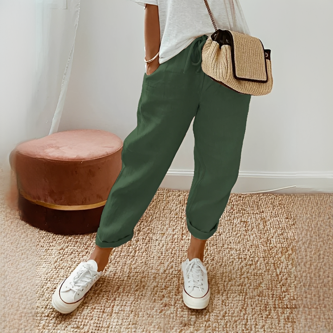 Whitney - Pantalon détente à taille élastique