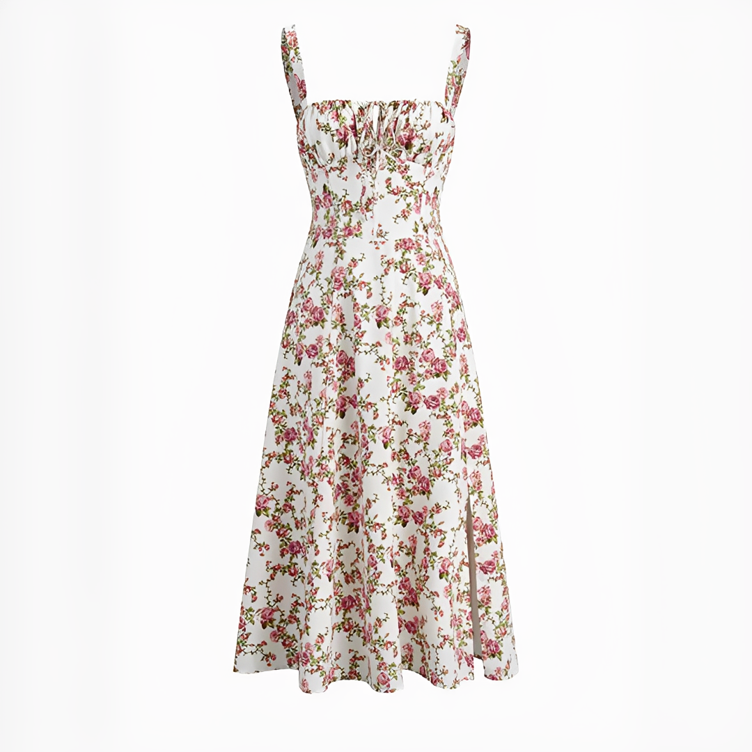 Quinny - Robe midi florale