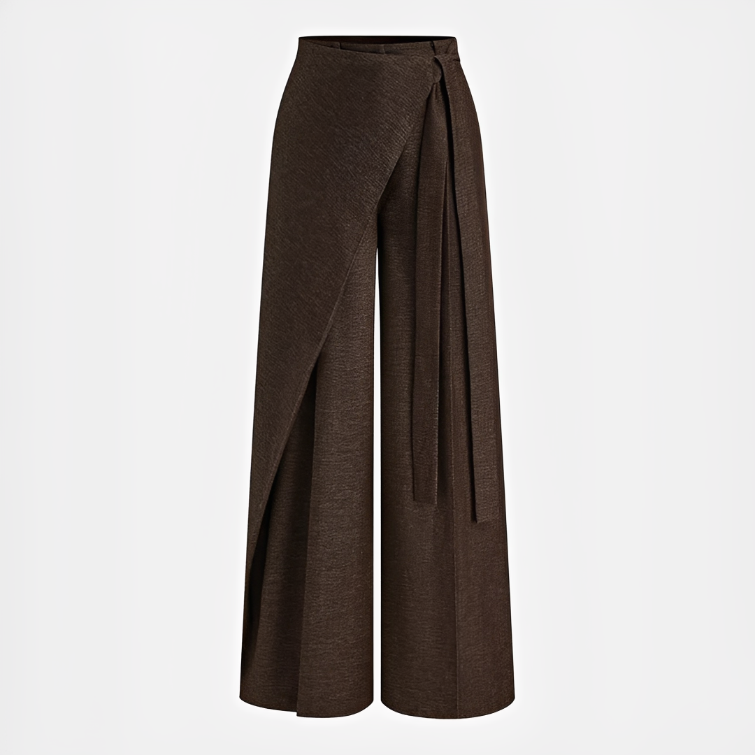 Leilani - Pantalon large et asymétrique