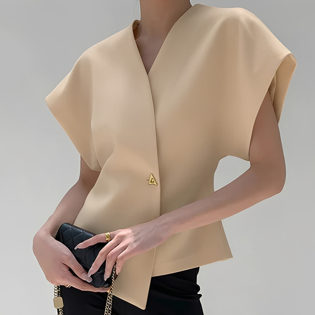 Ariella - Blouse tendance à col en V