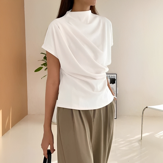 Janica - Blouse Décontractée à Manches Courtes