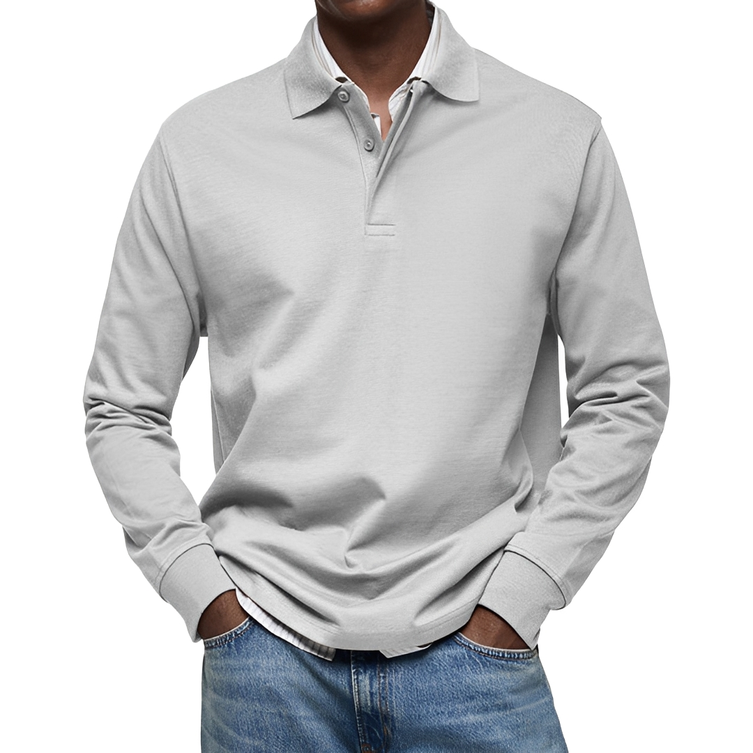 Argus - Polo homme à manches longues