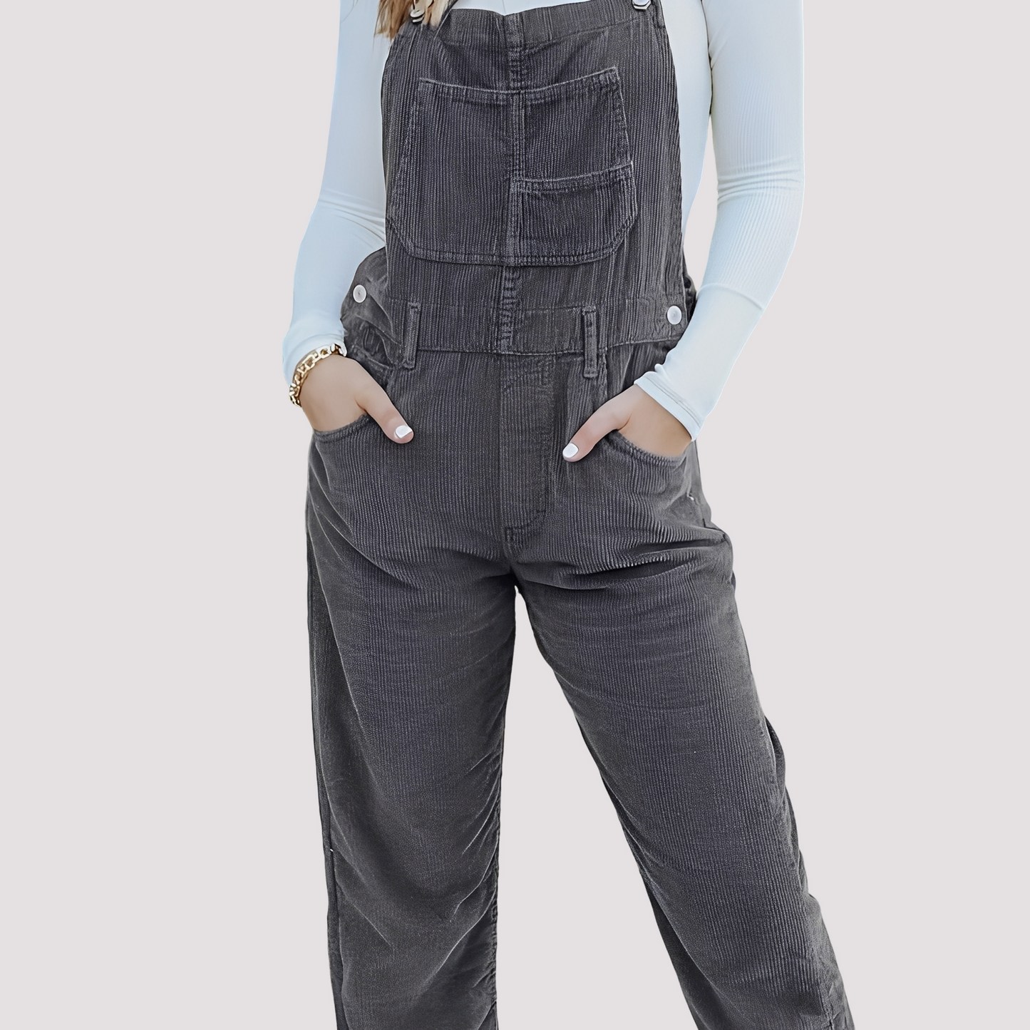 Sophie - Combinaison ample en denim décontractée pour femmes