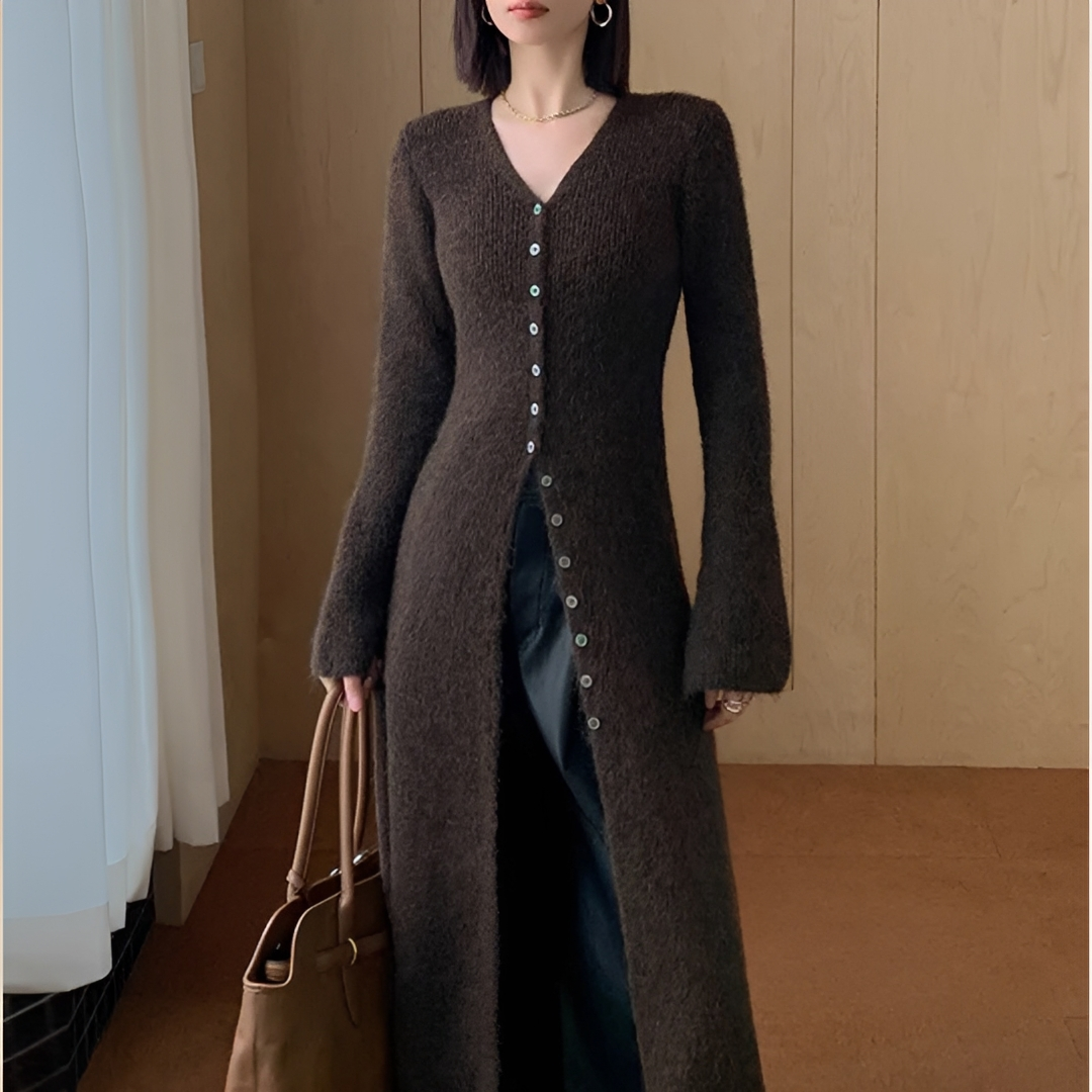 Zoey - Robe stylée col en V