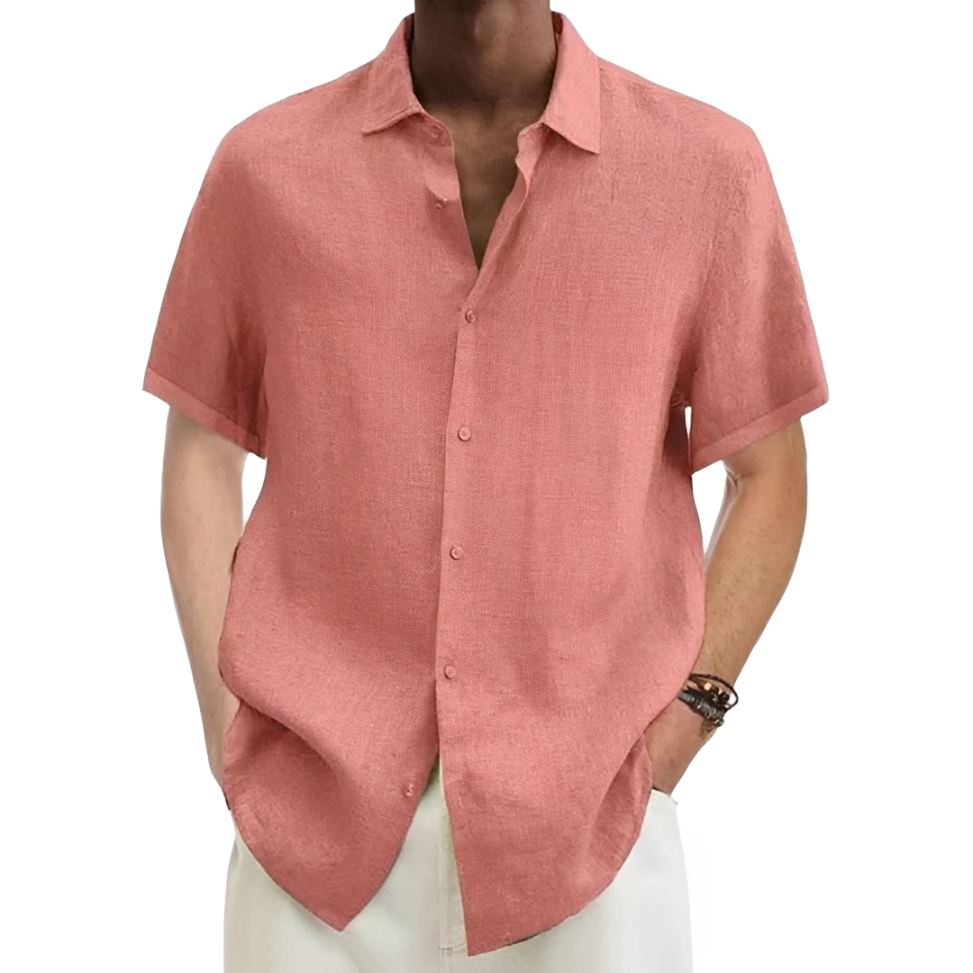 Aamon - Chemise d'été légère et respirante pour homme