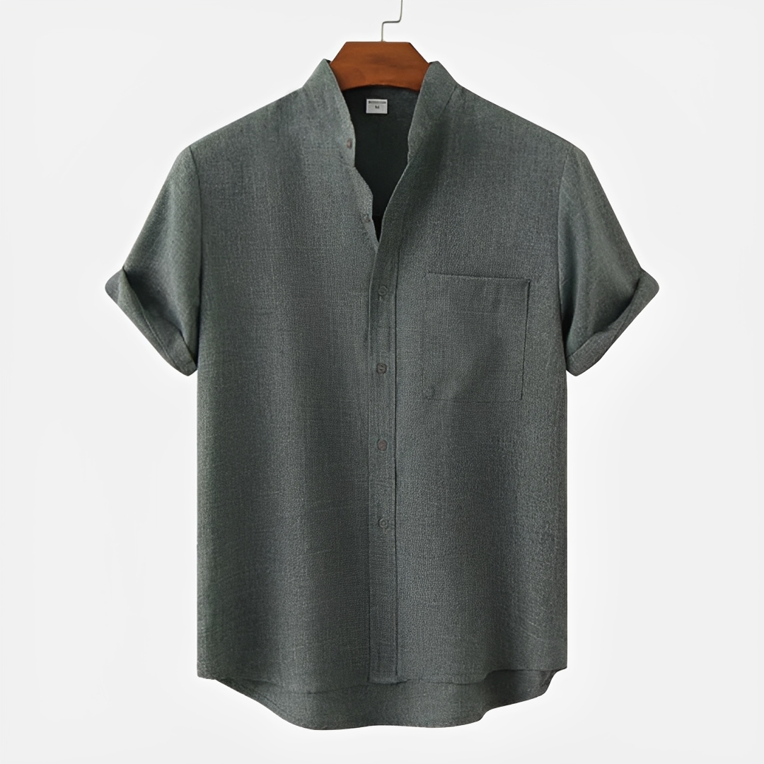 Hayden - Polo uni avec boutons