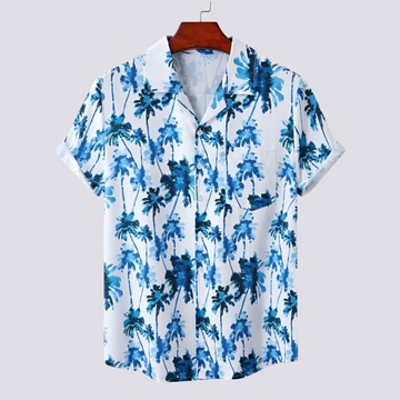 Ronan - Chemise homme élégante à motif hawaïen