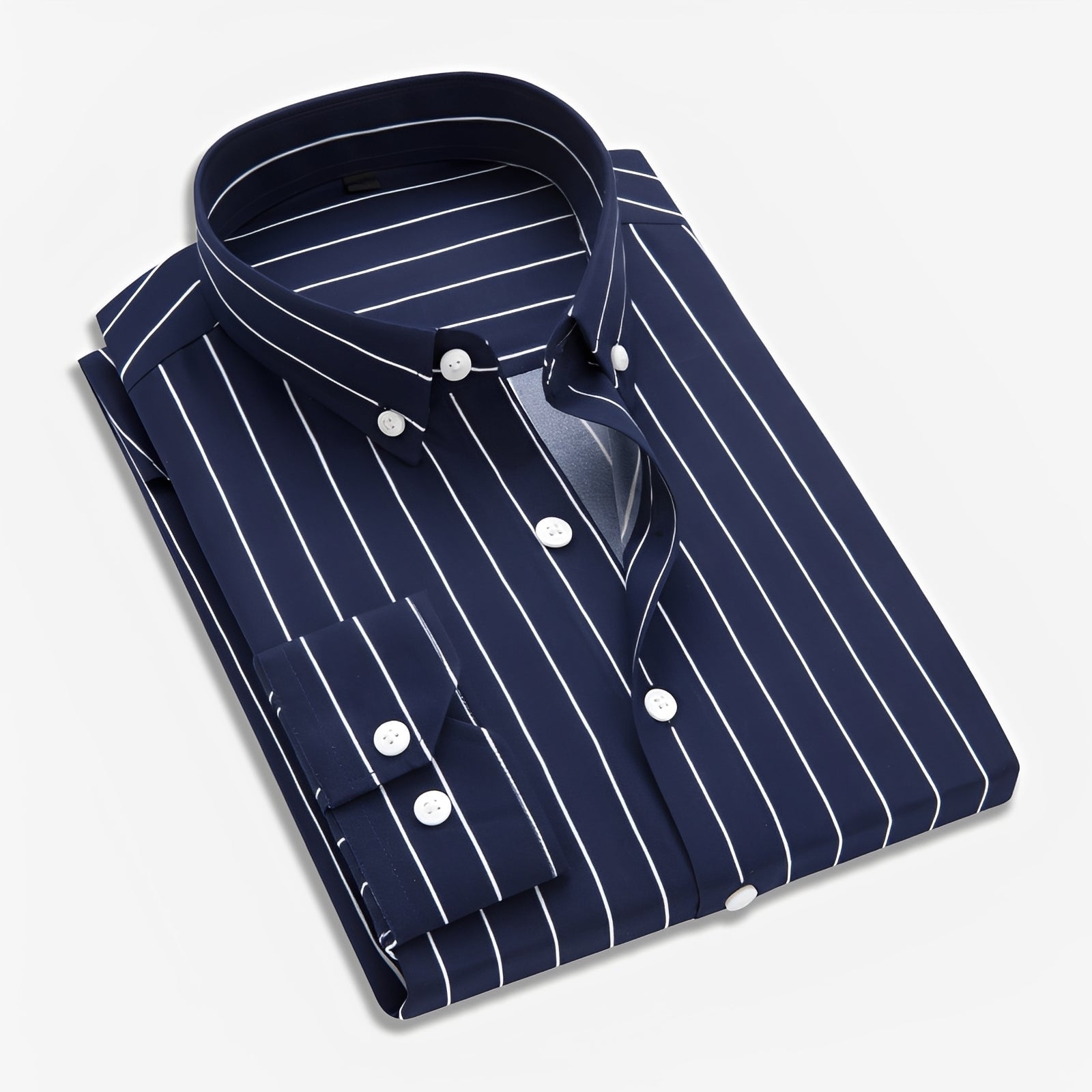 Edward - Chemise à rayures à manches longues