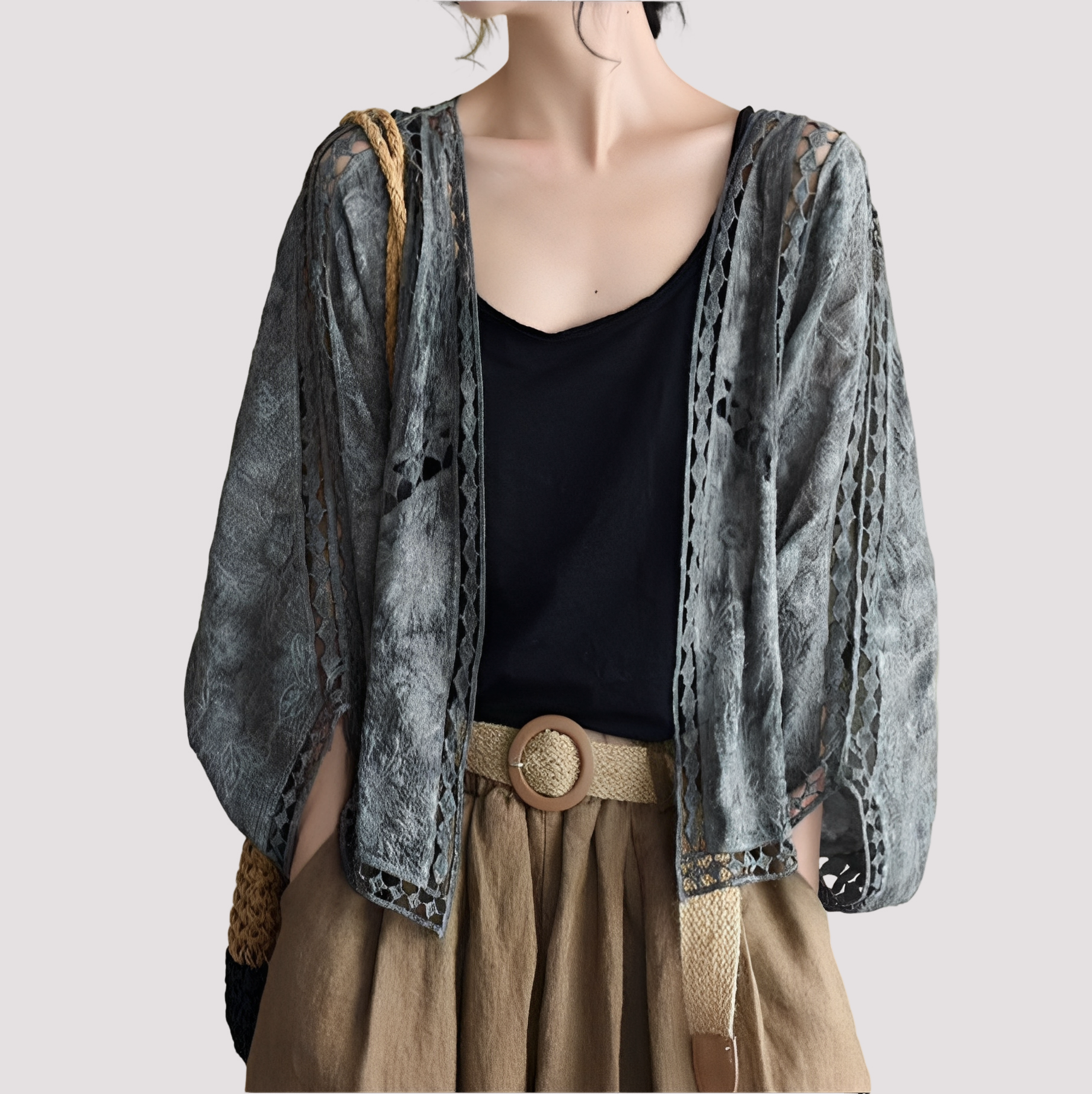 Connie - Cardigans tendance avec découpes pour femmes