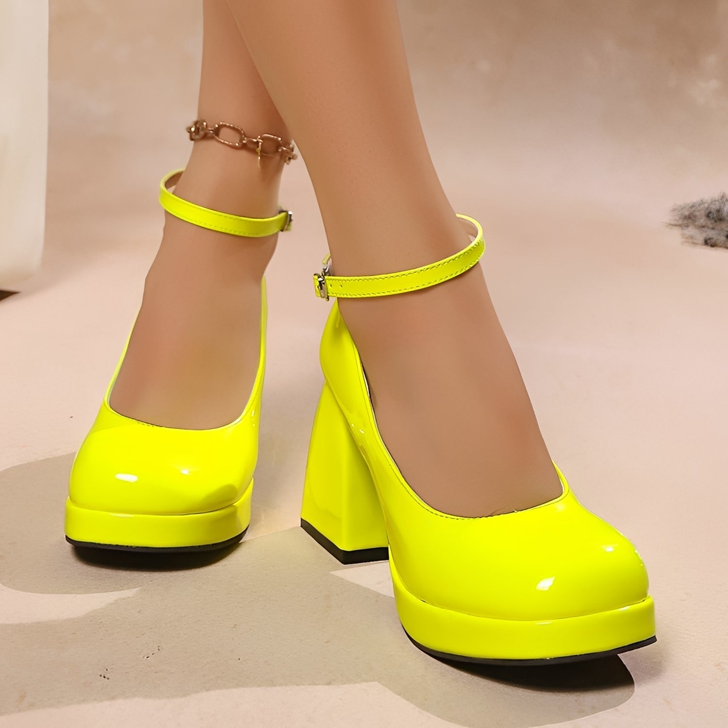 Fatima - Chaussures à Talons Hauts Élégants et Distingués