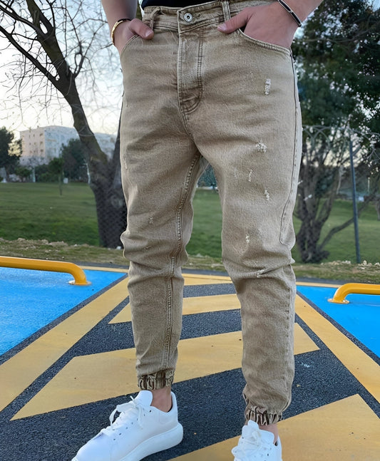 Andre - Jean skinny chic avec déchirures pour hommes