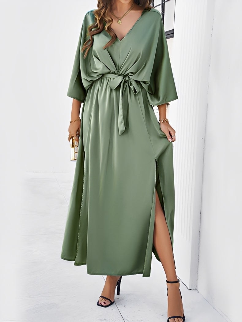 Eleanor - Robe longue fluide et raffinée