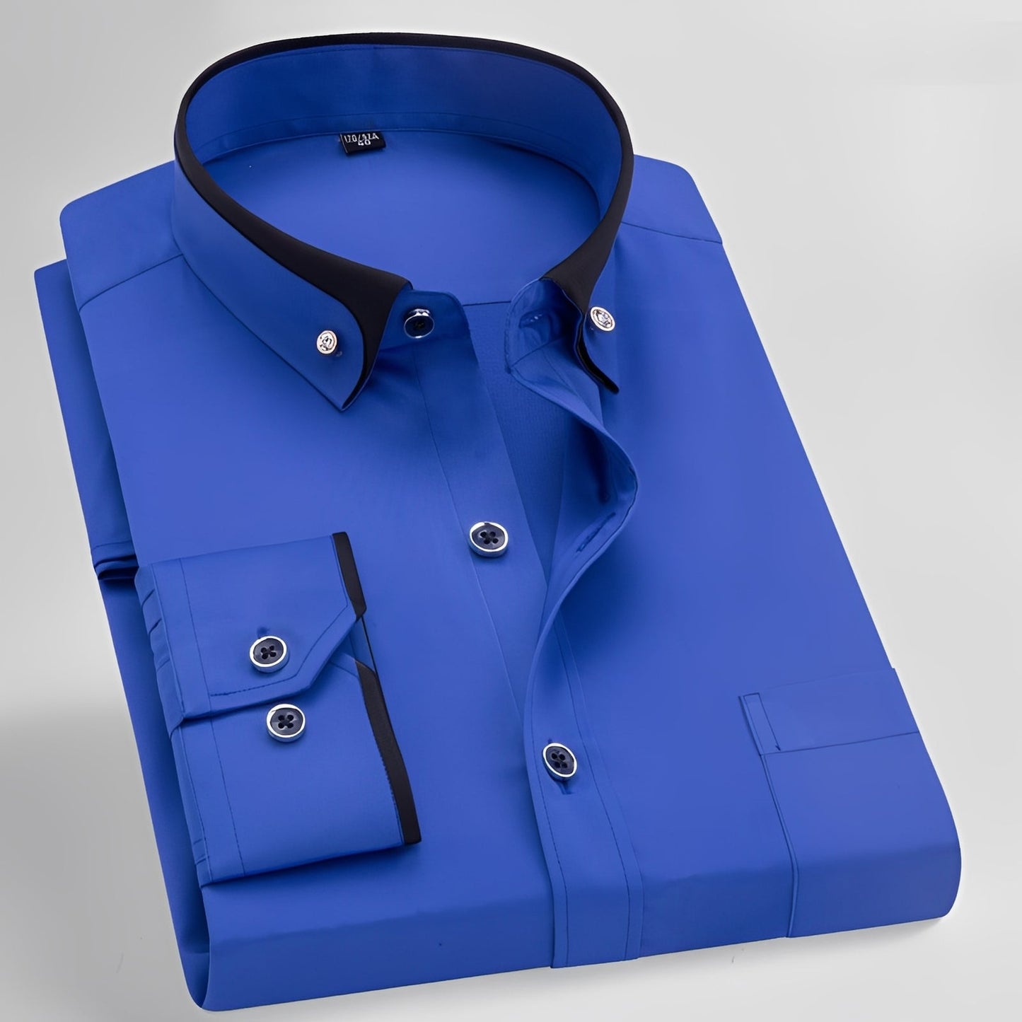 Glindel - Chemise homme classique à manches longues