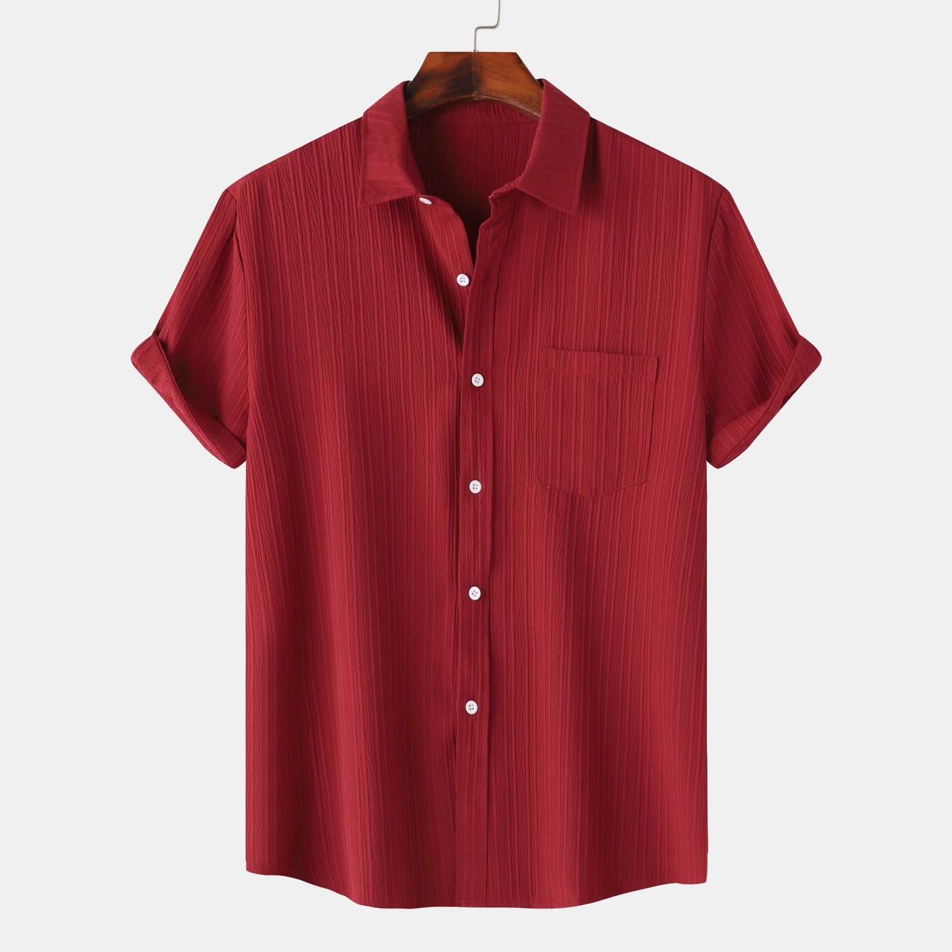 Jakub - Chemise Décontractée à Manches Courtes