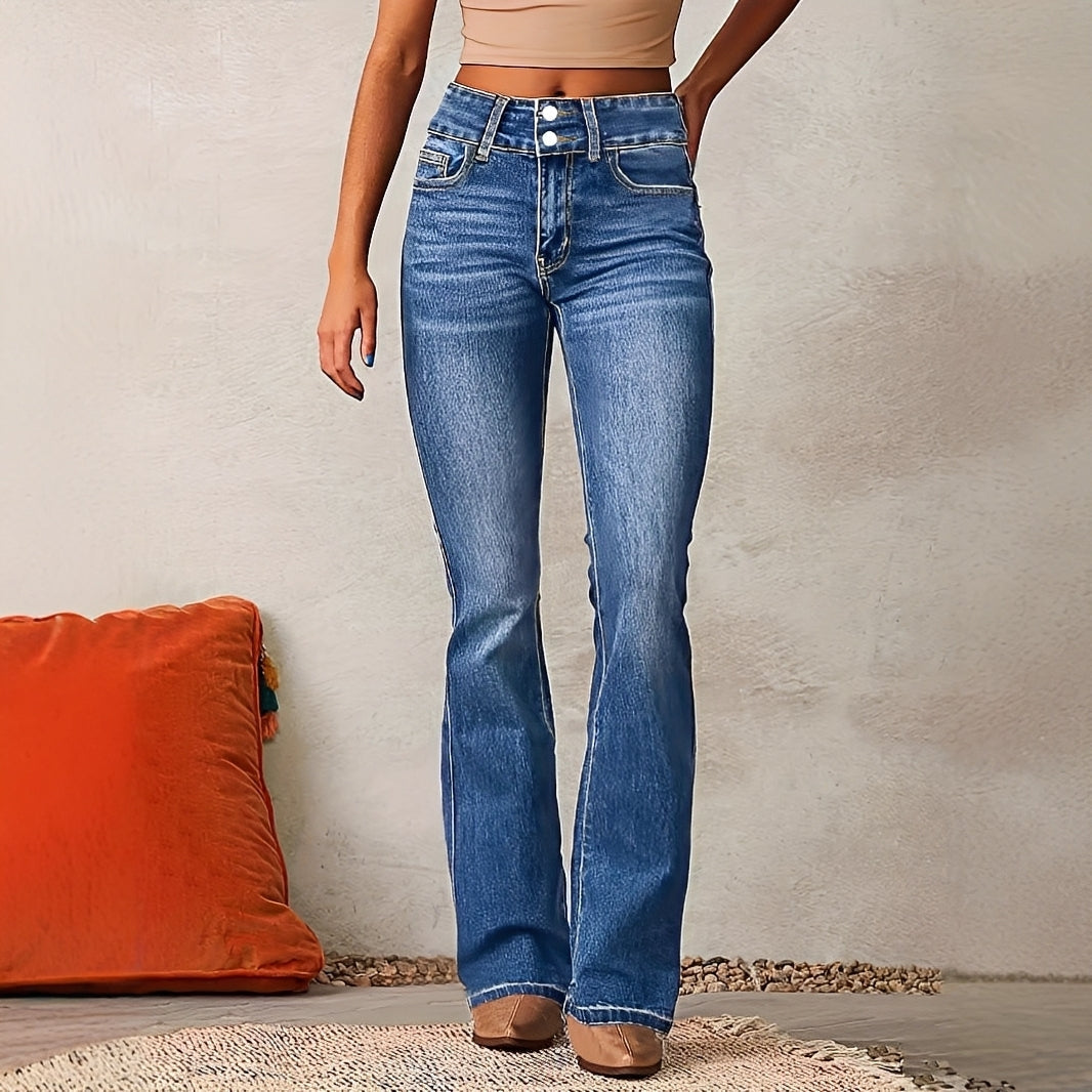 Kristina – Jean pour femmes – Taille haute et coupe large