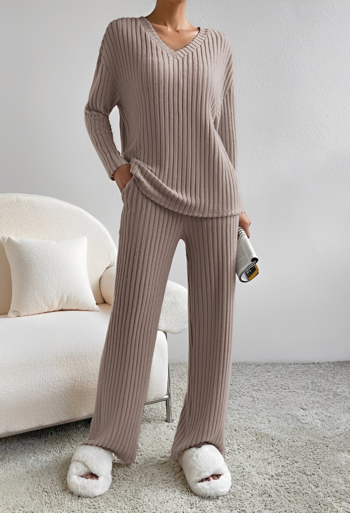 Niki - Ensemble confortable à rayures