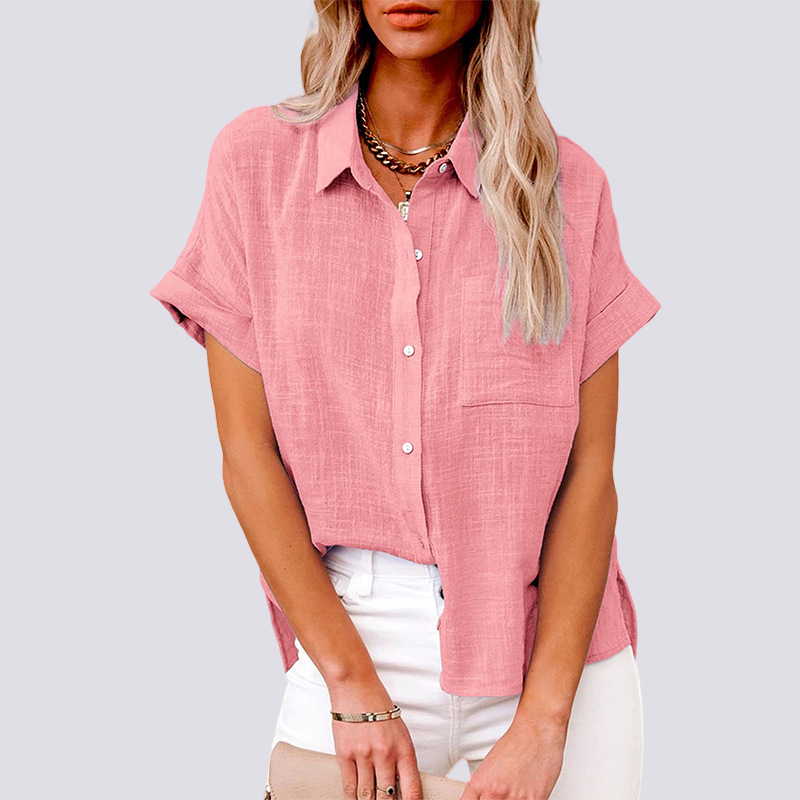 Nicole - Blouse courte avec poche