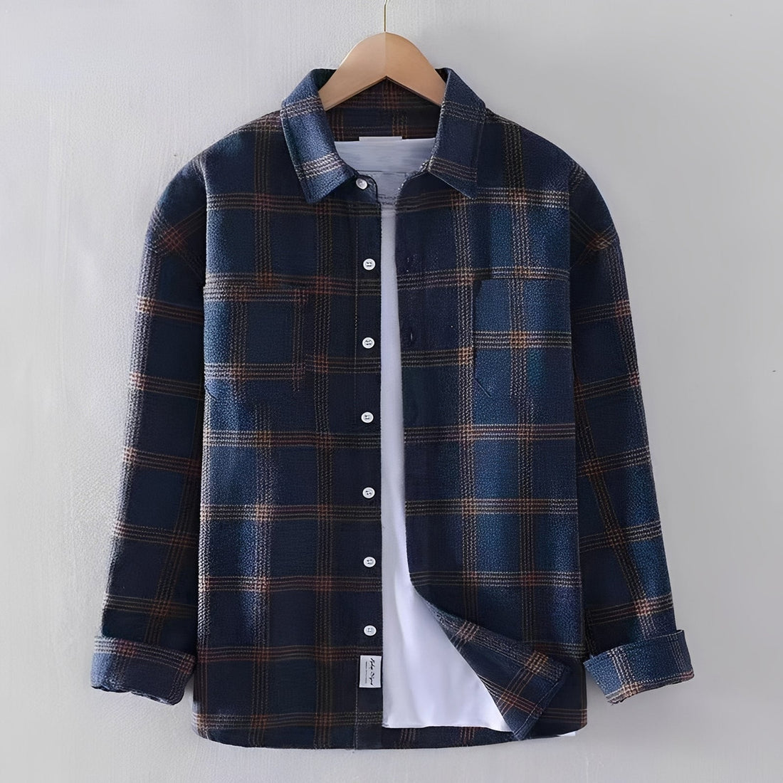 Daniel – Chemise homme à manches longues – style élégant et décontracté