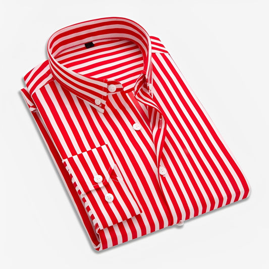 Edward - Chemise à rayures à manches longues