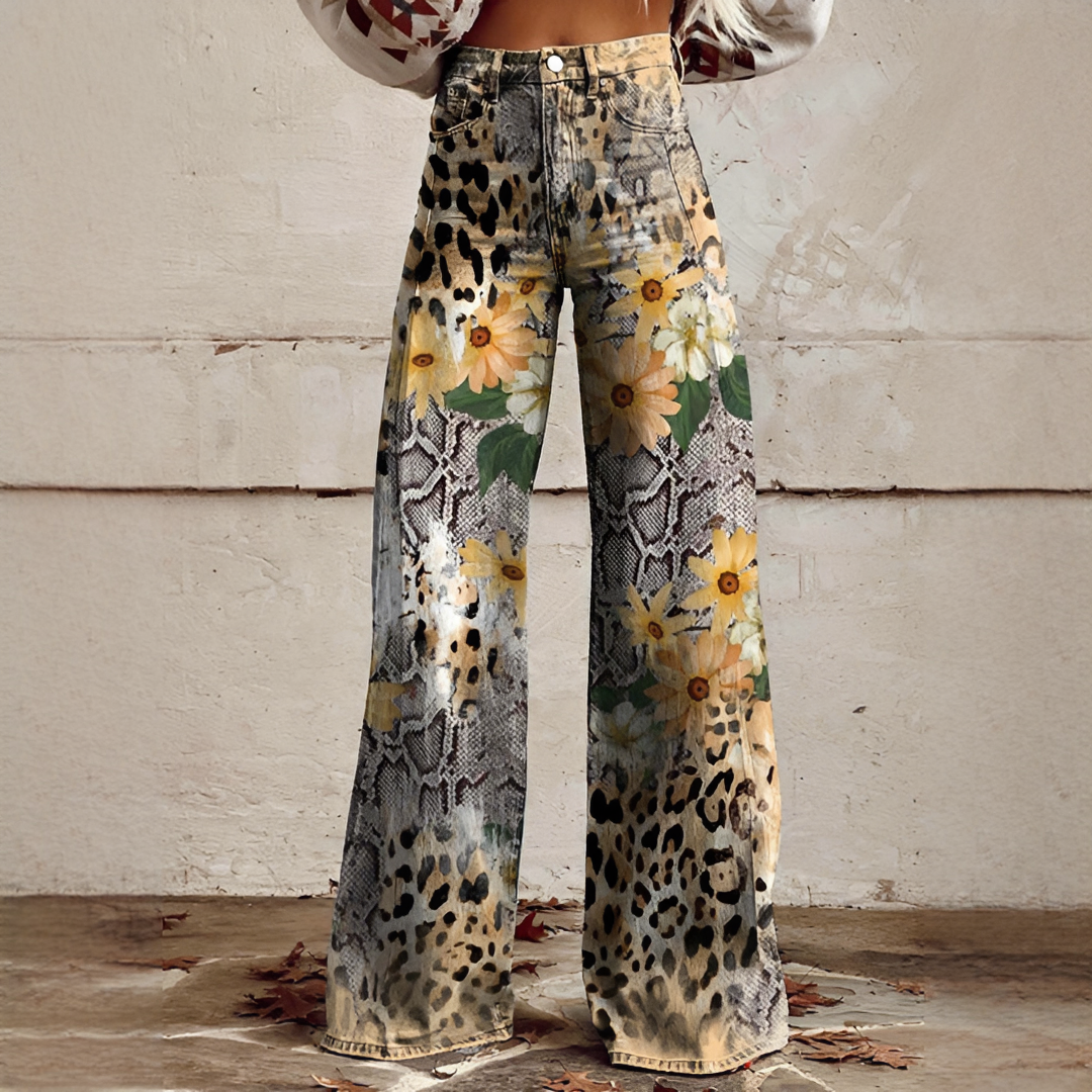 Shannon - Pantalon Large Raffiné