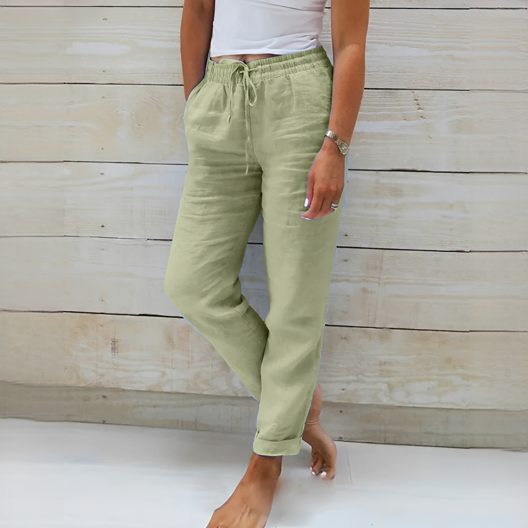 Susan - Pantalon Évasé et Confortable