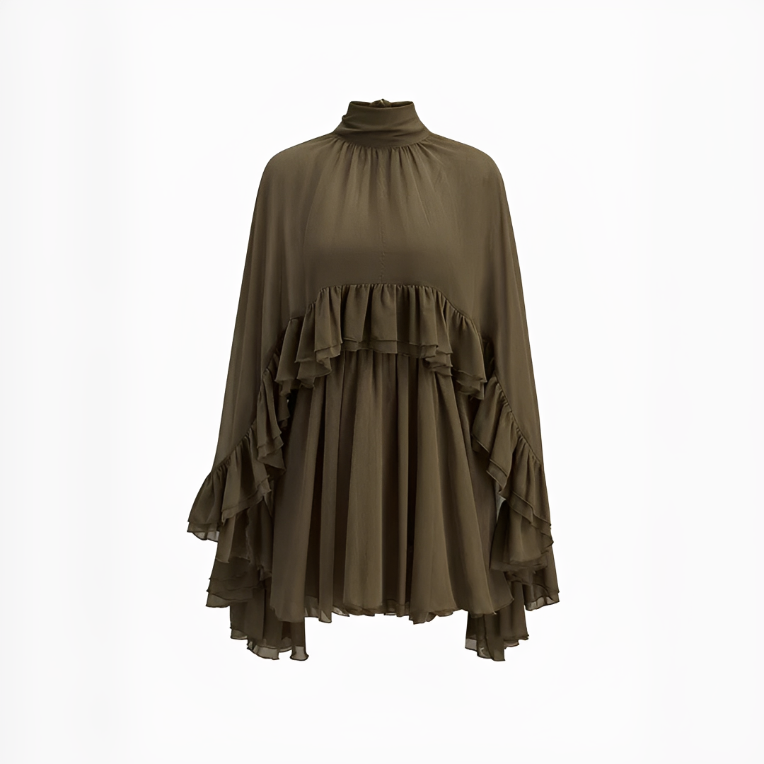 Zhuchin - Robe à volants élégante