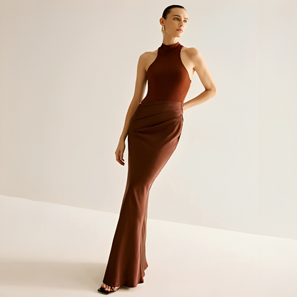 Shyanne - Robe Maxi Étroite et Chic