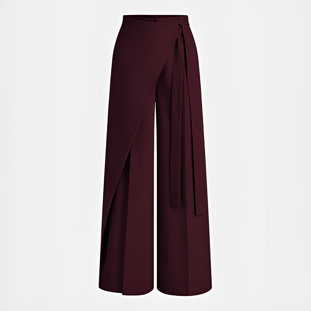 Leilani - Pantalon large et asymétrique