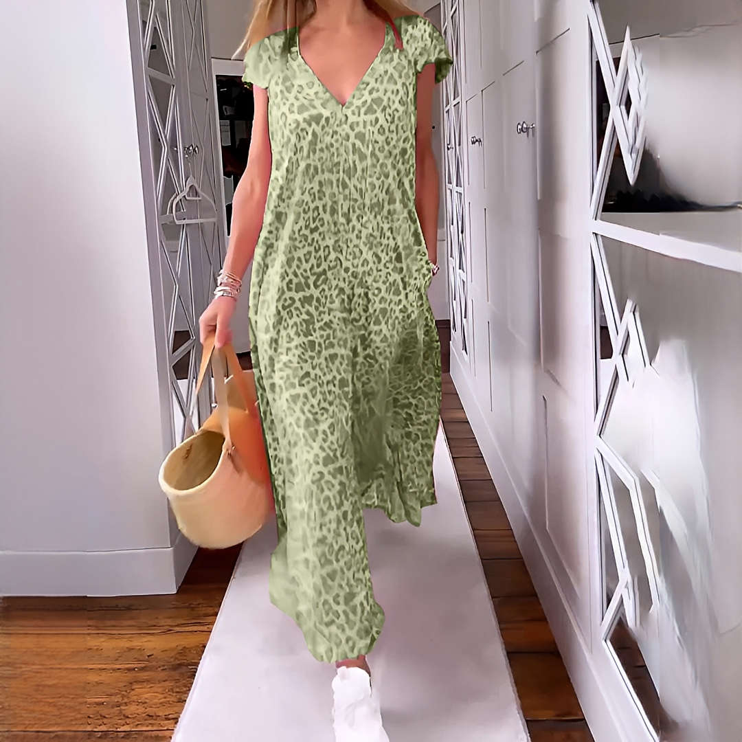 Elsie - Robe moderne à manches courtes