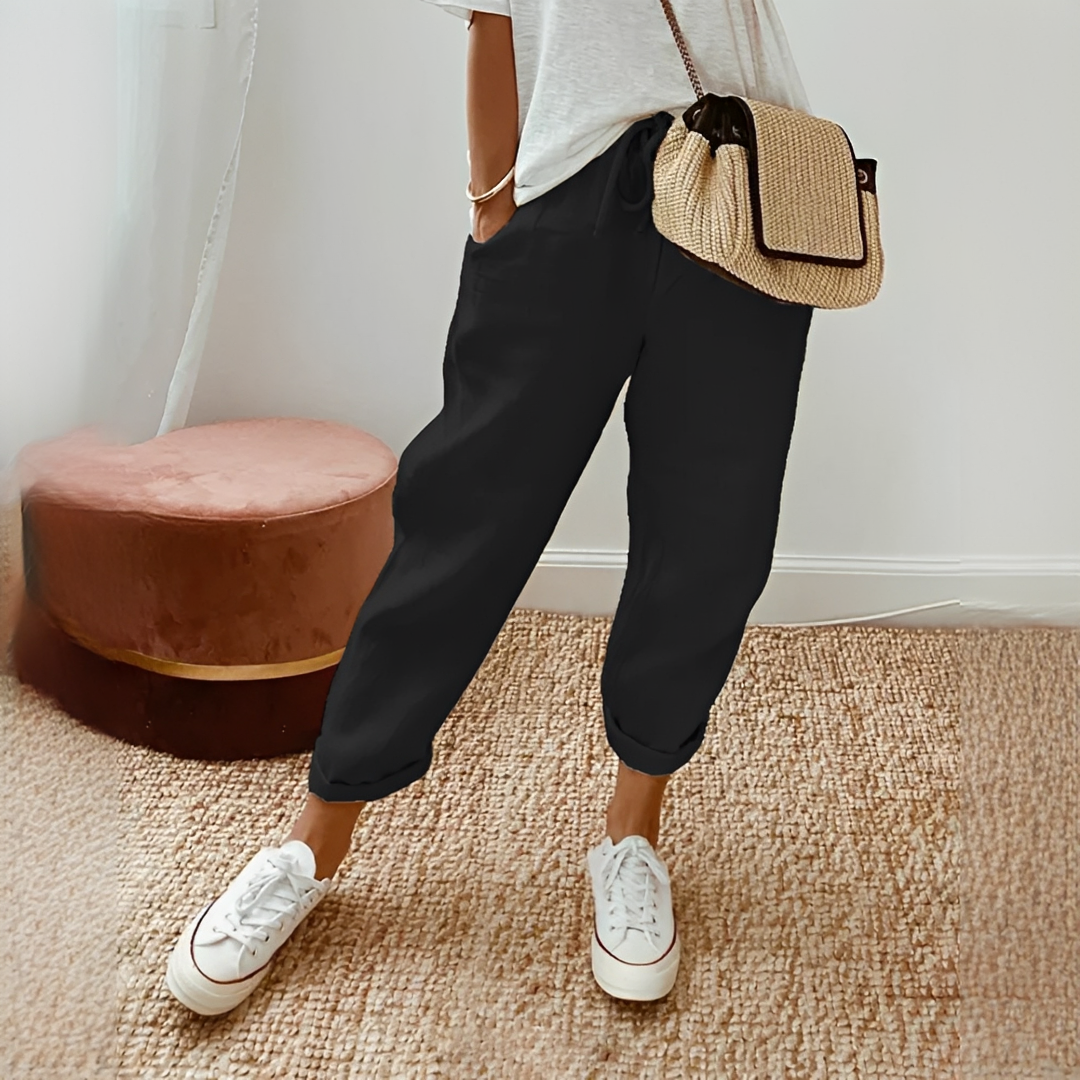 Whitney - Pantalon détente à taille élastique