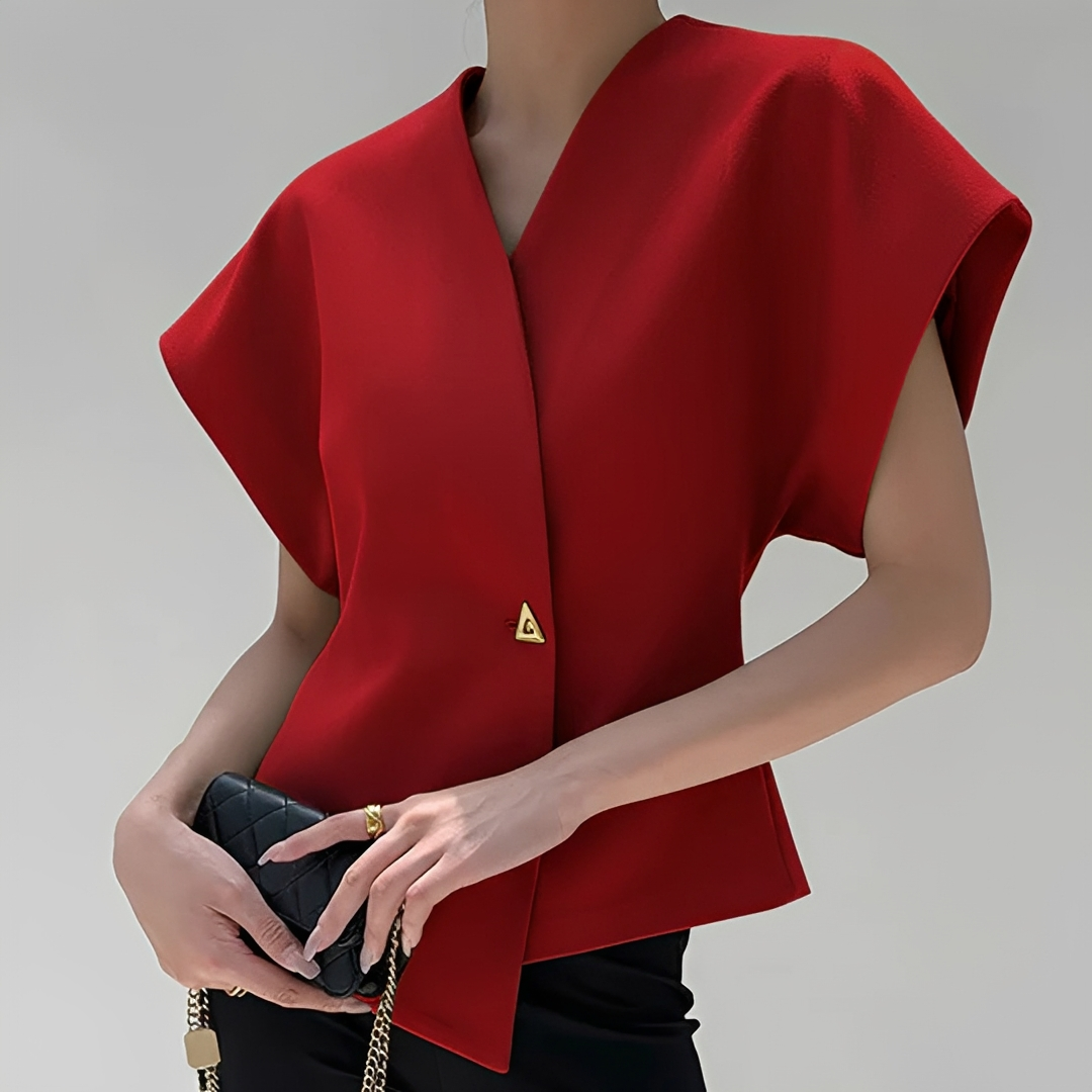 Ariella - Blouse tendance à col en V