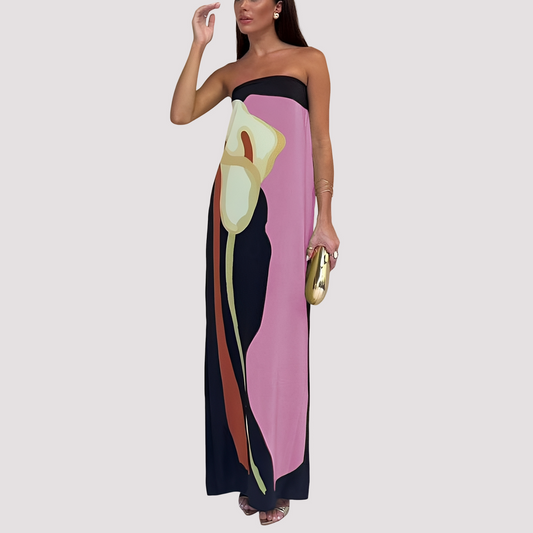 Samara - Robe longue élégante sans bretelles