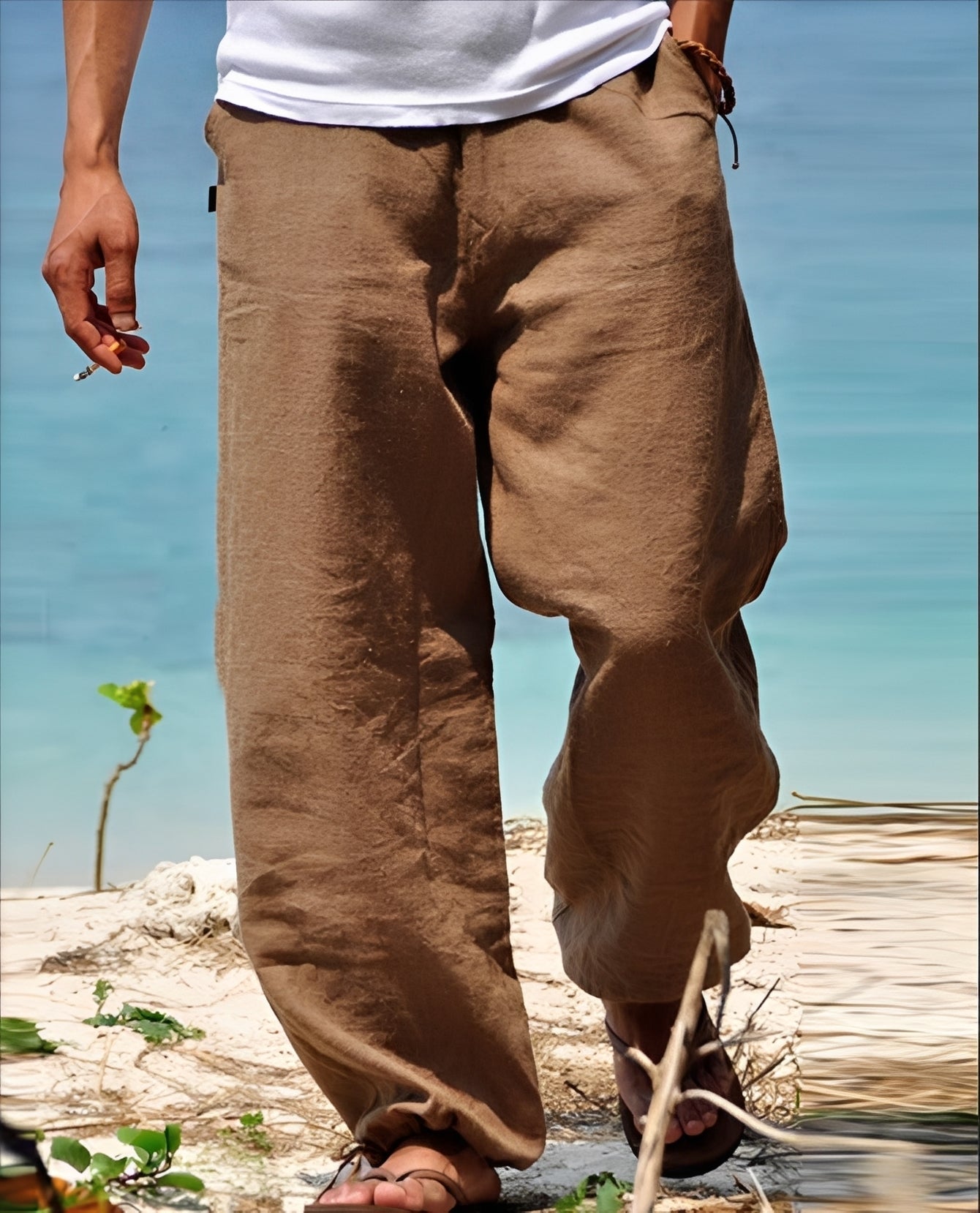 Theo - Pantalon Homme - pour Promenades Ensoleillées à l'Extérieur
