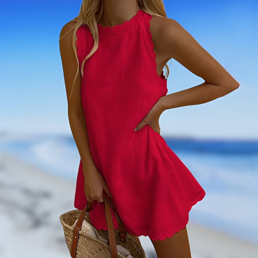 Adelle - Robe d'été à la mode sans manches pour femme