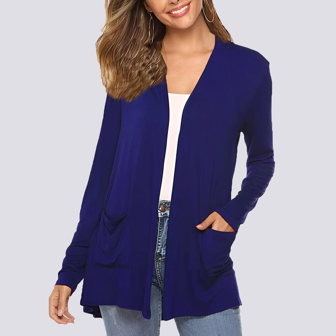 Bertha - Blazer long à allure décontractée