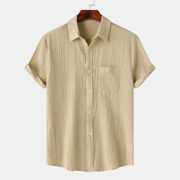 Jakub - Chemise Décontractée à Manches Courtes