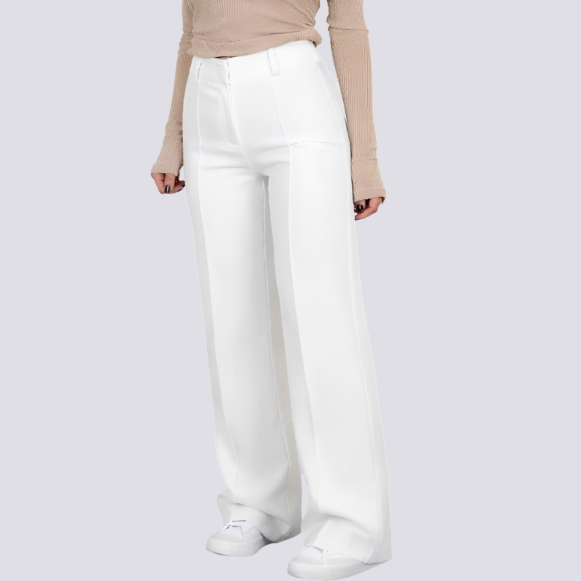 Herbie - Pantalon Taille Haute Décontracté