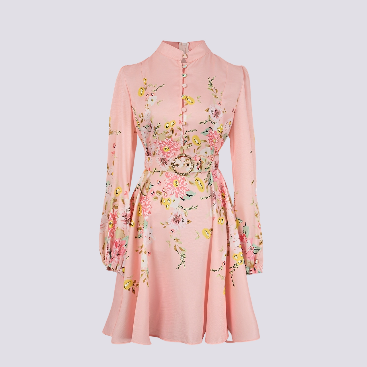 Saskia - Jolie robe courte avec boutons pour femmes
