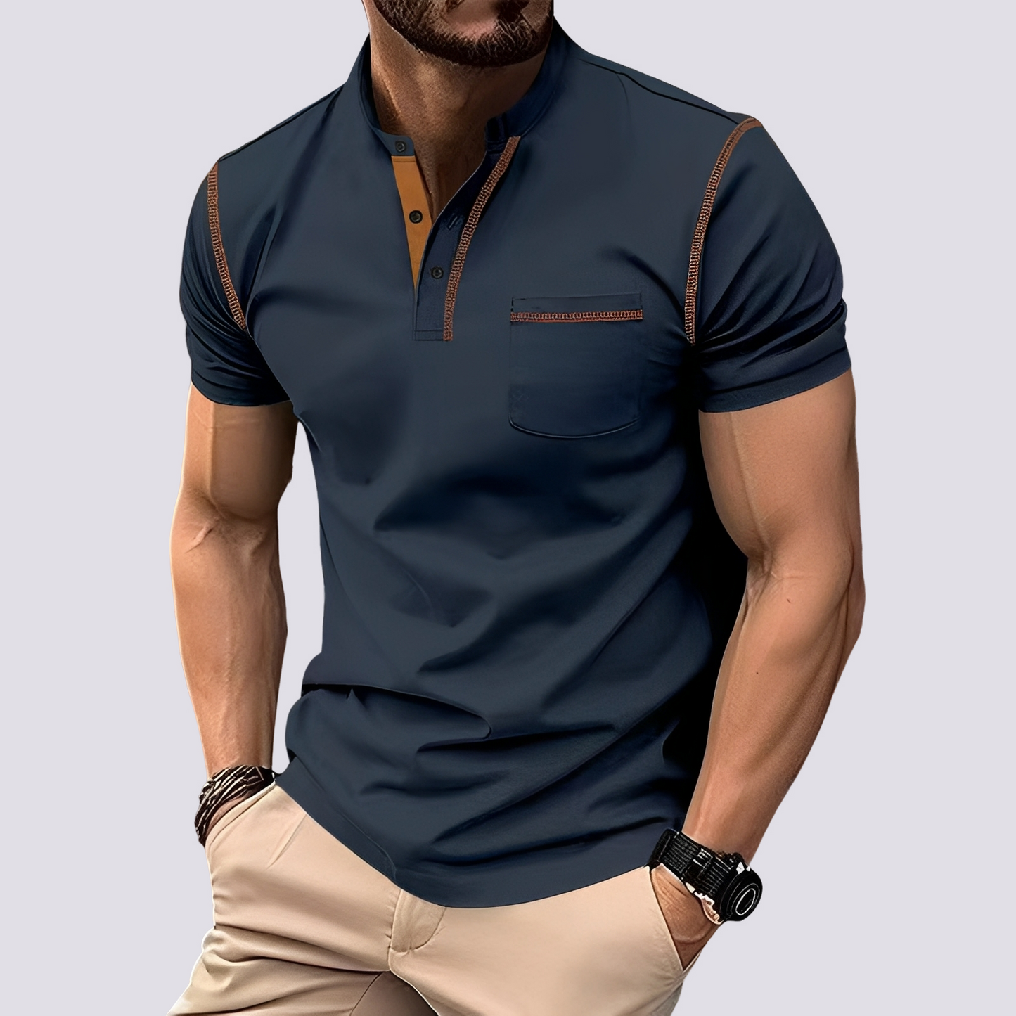 Stefan - Polo élégant et léger pour hommes