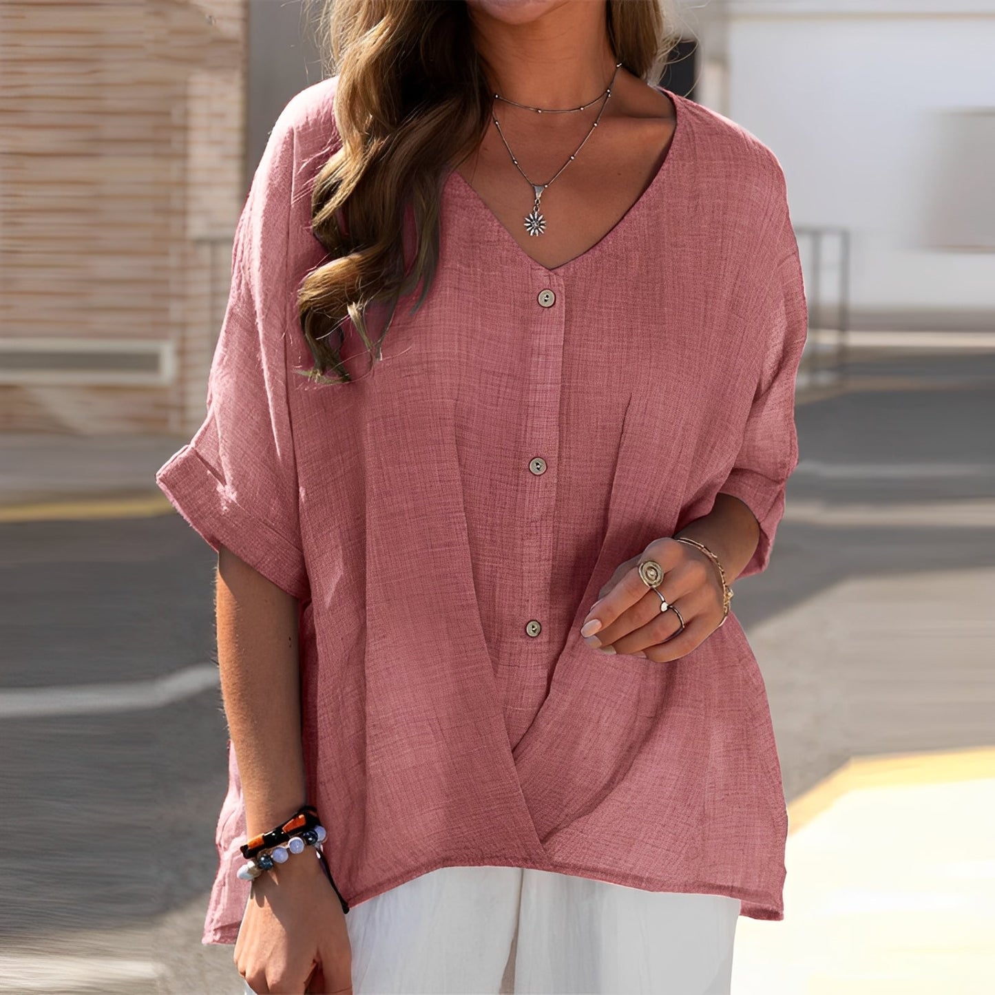 Tiffany - Blouse large et relax pour femmes