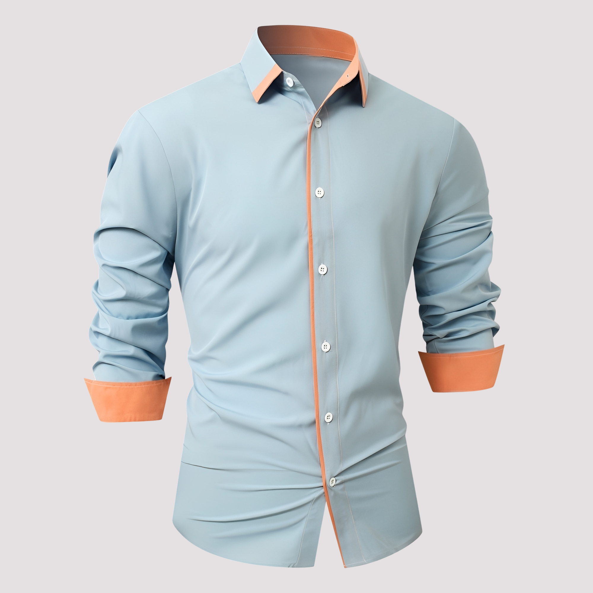 Samuel - Élégante surchemise à manches longues pour hommes