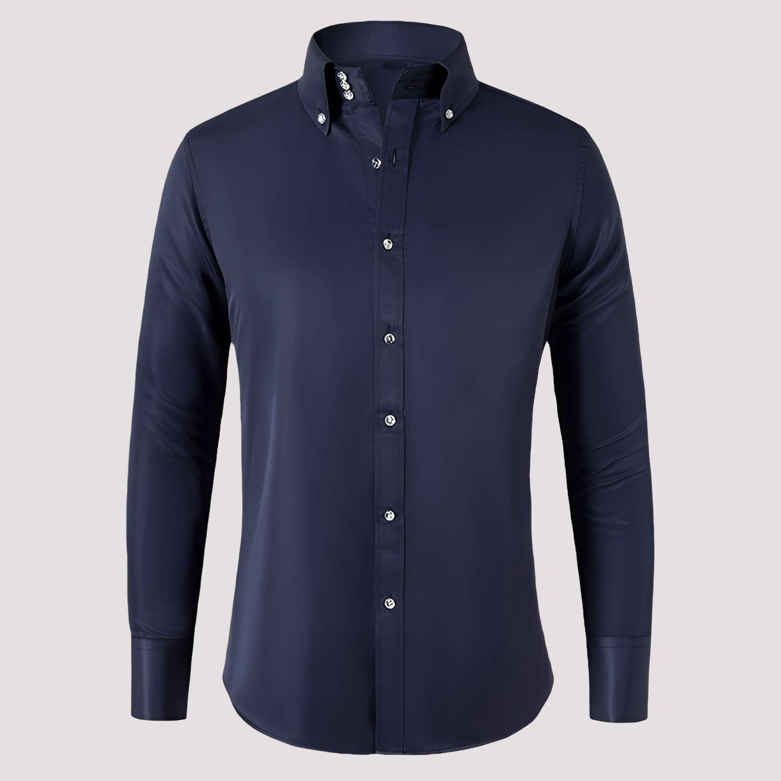 Marco - Chemise homme manches longues, style décontracté