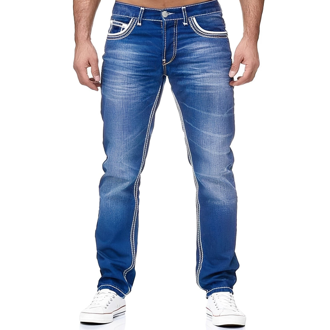 Andy - Jean homme élégant avec style vieilli